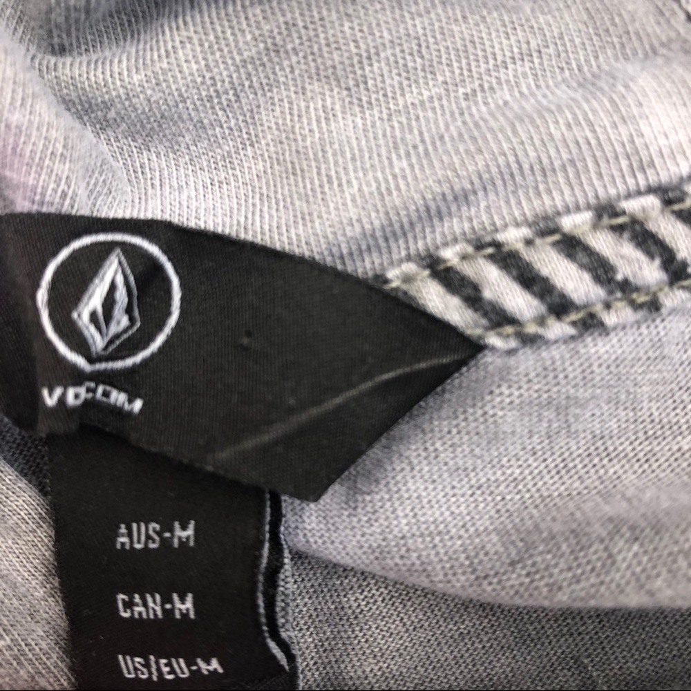 VOLCOM HOODIE SWEATSHIRT GRAY SIZE M - Picture 11 of 13
